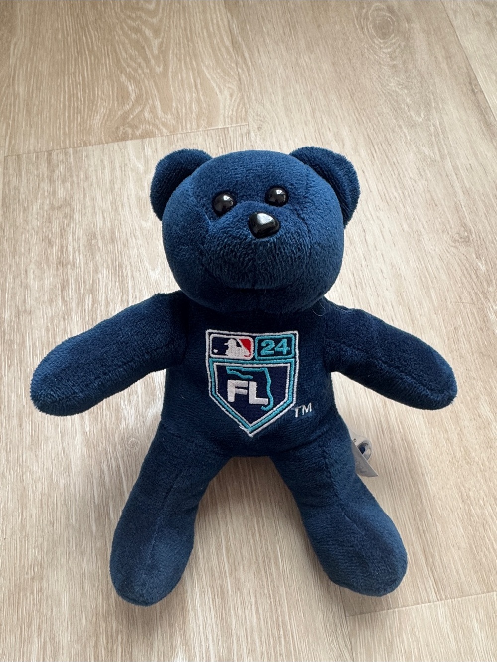 MLB Navy Blue Plush Bear with Embroidered FL Crest